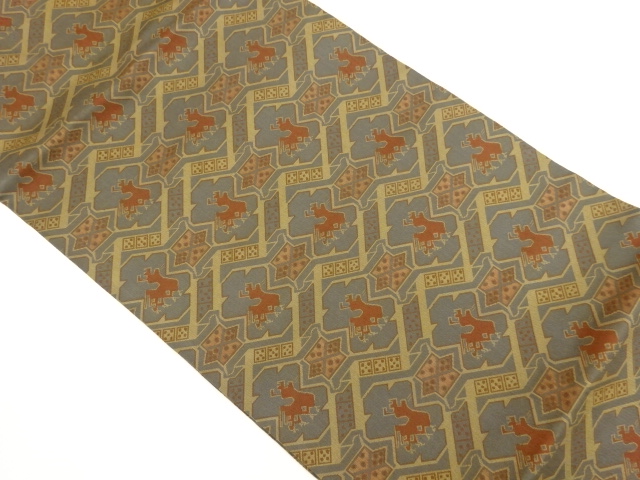 JAPANESE NAGOYA OBI / WOVEN ARISUGAWA PATTERN